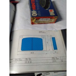 Pastiglie freno FRENDO 720181