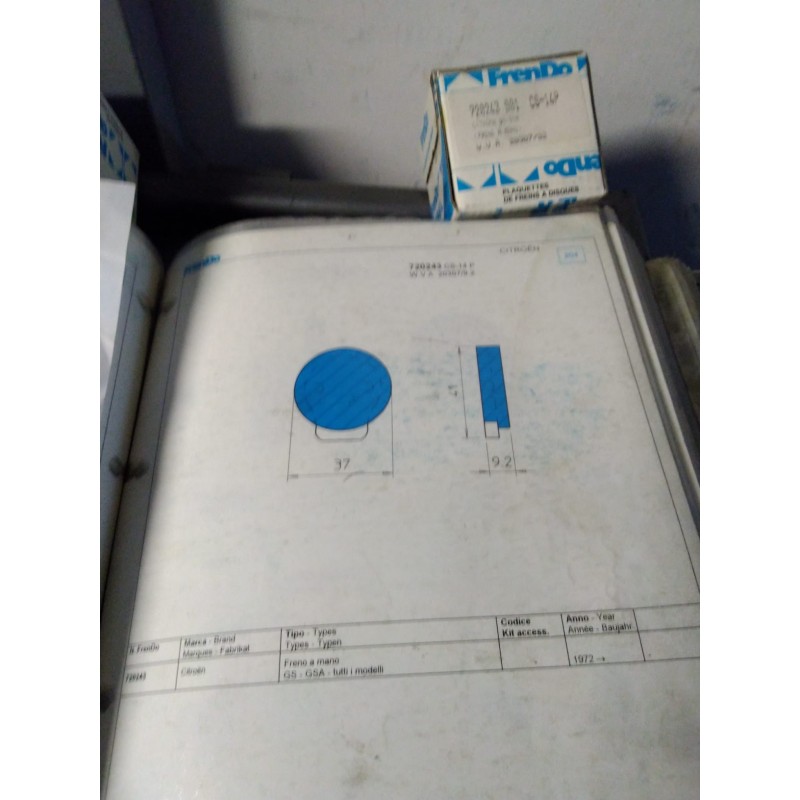 Pastiglie freno FRENDO 720243
