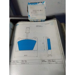 Pastiglie freno FRENDO 720272