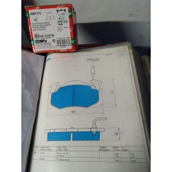 Pastiglie freno FRENDO 720283
