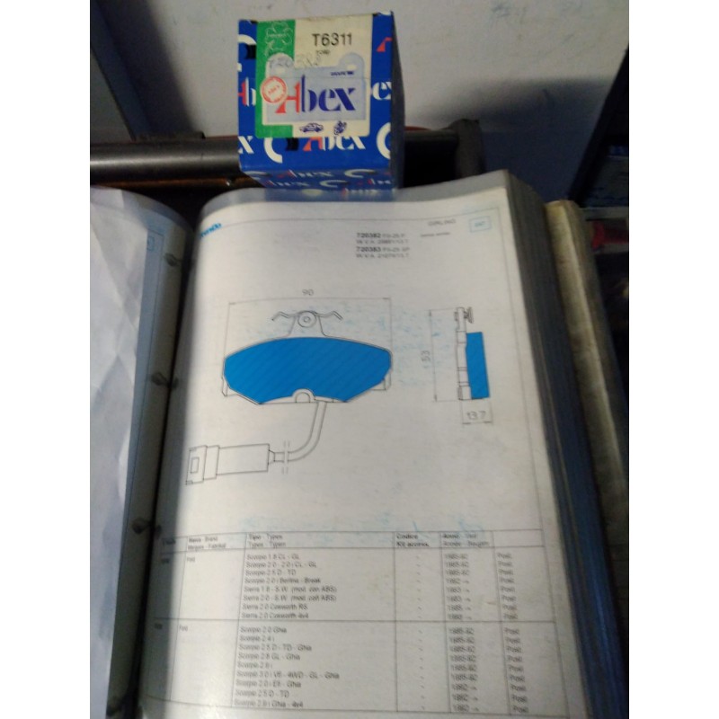Pastiglie freno FRENDO 720382-720383