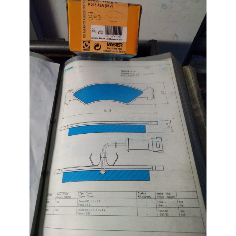 Pastiglie freno FRENDO 720393-720334