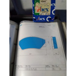 Pastiglie freno FRENDO 720397