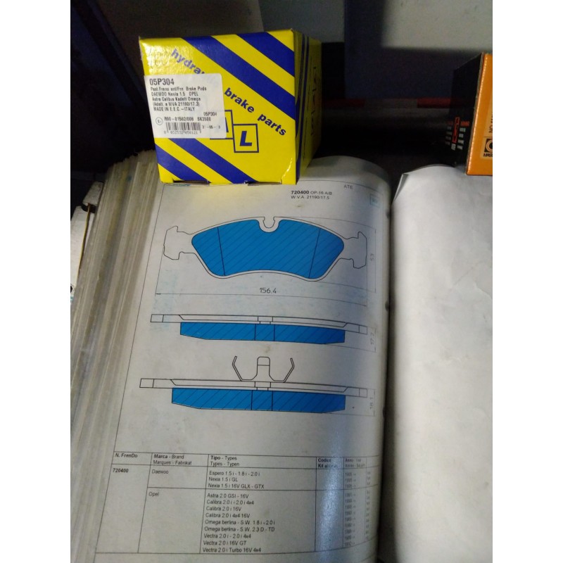 Pastiglie freno FRENDO 720400