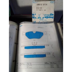 Pastiglia freno FRENDO 720405