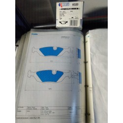 Pastiglia freno FRENDO 720409