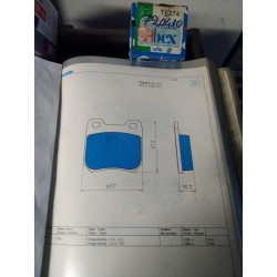 Pastiglia freno FRENDO 720410