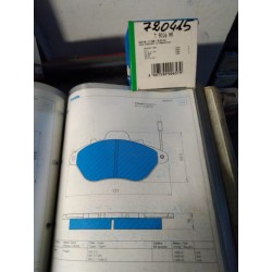 Pastiglia freno FRENDO 720415