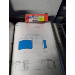 Pastiglia freno FRENDO 720417