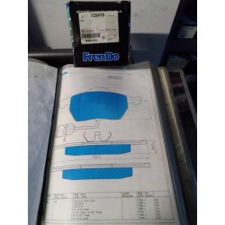 Pastiglia freno FRENDO 720419