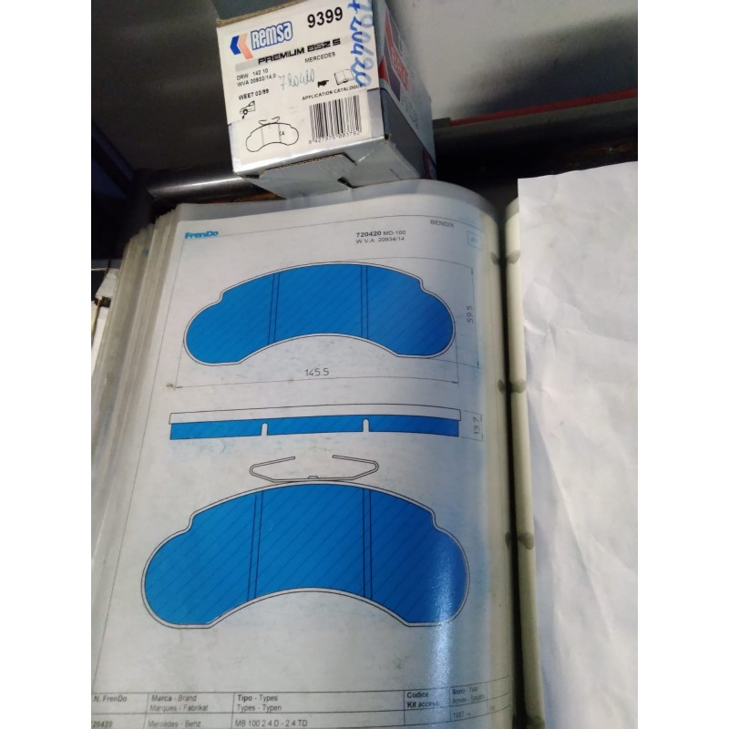 Pastiglia freno FRENDO 720420