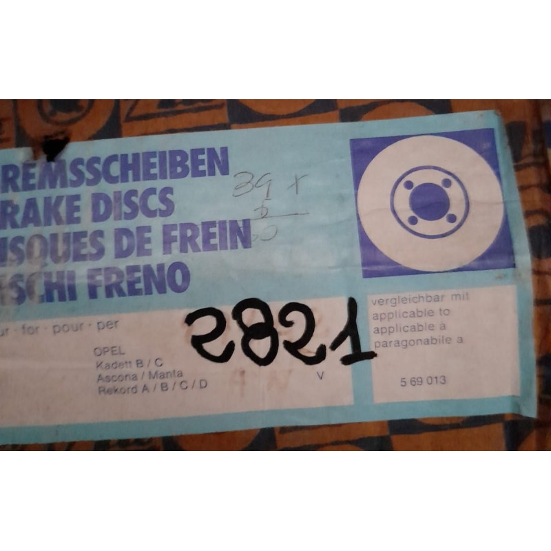 Disco freno Graf DF2821
