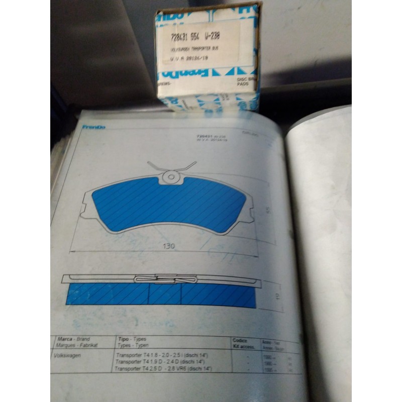 Pastiglia freno FRENDO 720431