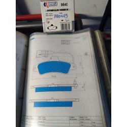 Pastiglia freno FRENDO...