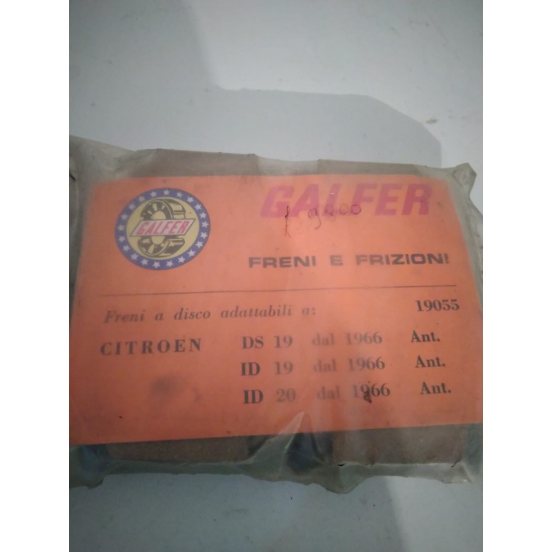 SERIE PASTIGLIE CITROEN DS19 - ID 19 - ID 20