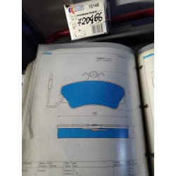 Pastiglia freno FRENDO 720466