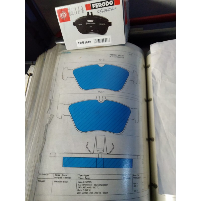 Pastiglia freno FRENDO 720468