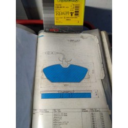 Pastiglia freno FRENDO 720479