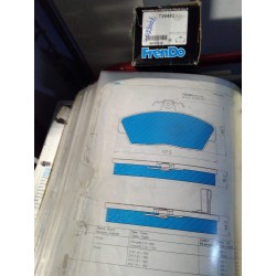Pastiglia freno FRENDO 720482