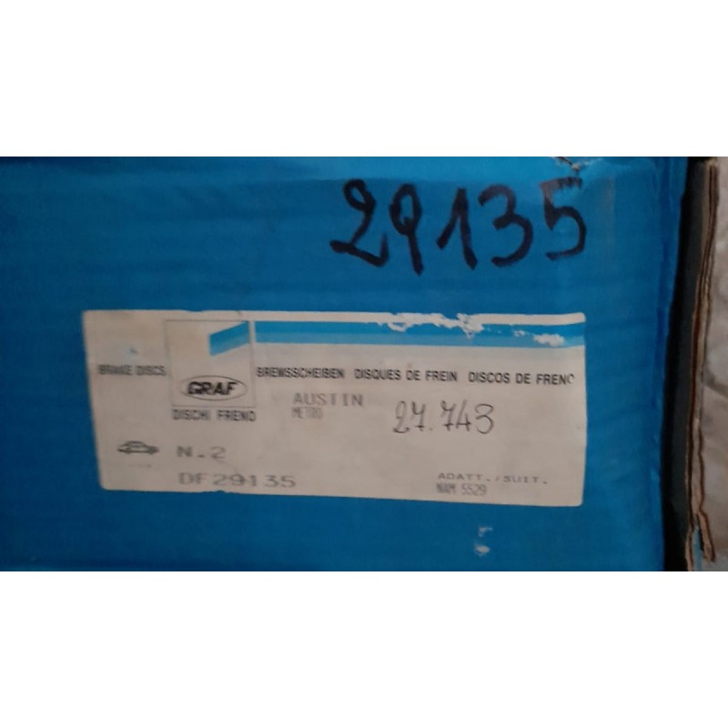 Disco Freno Graf DF29135