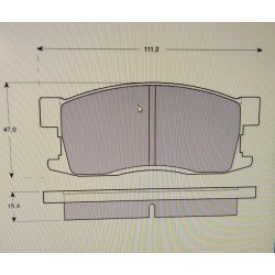 PASTIGLIE FRENO HONDA 9506 REMSA