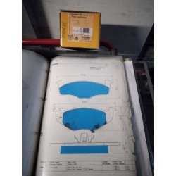 Pastiglia freno FRENDO 720485