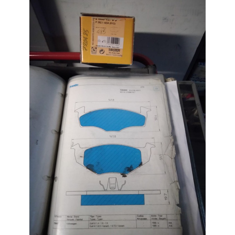 Pastiglia freno FRENDO 720485