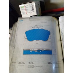 Pastiglia freno FRENDO 720490