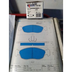 Pastiglia freno FRENDO 720491