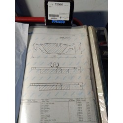 Pastiglia freno FRENDO 720495