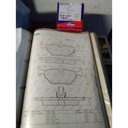 Pastiglia freno FRENDO 720498