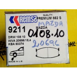 PASTIGLIE FRENO MAZDA REMSA...