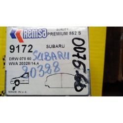 PASTIGLIE FRENO SUBARU...