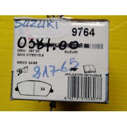 PASTIGLIE FRENO SUZUKI...