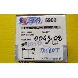 PASTIGLIE FRENO TALBOT...