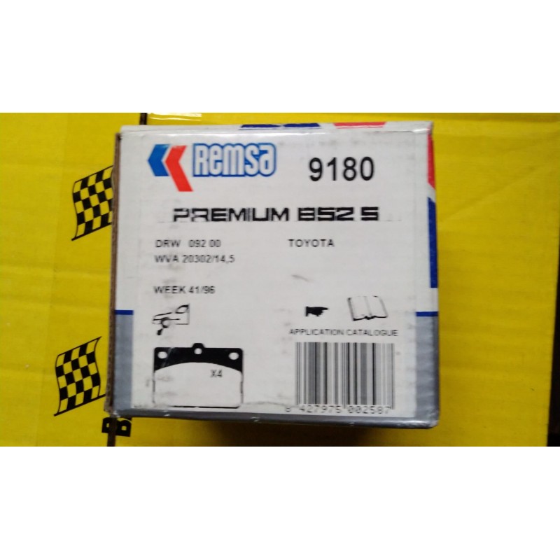 PASTIGLIE FRENO TOYOTA  REMSA 9180