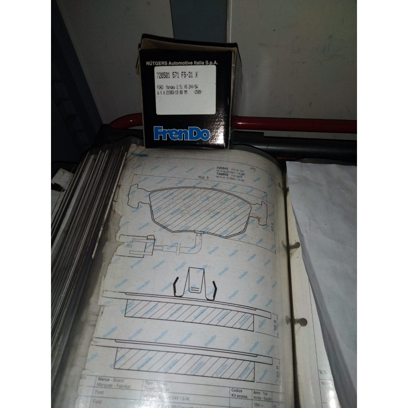 Pastiglia freno FRENDO 720501-720502