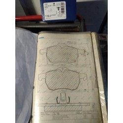 Pastiglia freno FRENDO 720505