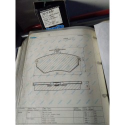 Pastiglia freno FRENDO 720508