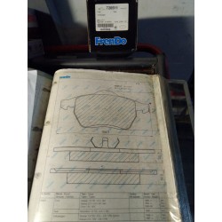 Pastiglia freno FRENDO 720511