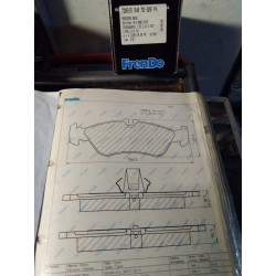 Pastiglia freno FRENDO 720515