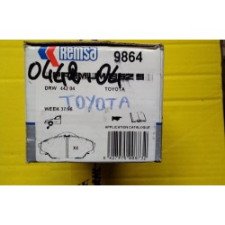 PASTIGLIE FRENO TOYOTA...