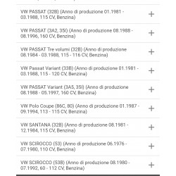 PASTIGLIE FRENO VOLKSWAGEN  REMSA 9245