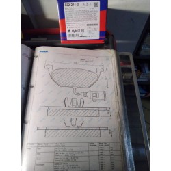 Pastiglia freno FRENDO 720521