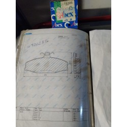 Pastiglia freno FRENDO 720522