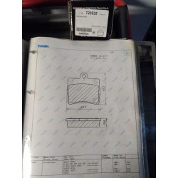 Pastiglia freno FRENDO 720525