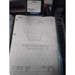 Pastiglia freno FRENDO 720530