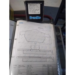 Pastiglia freno FRENDO 720532