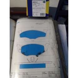 Pastiglia freno FRENDO 720537