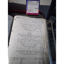 Pastiglia freno FRENDO 720563
